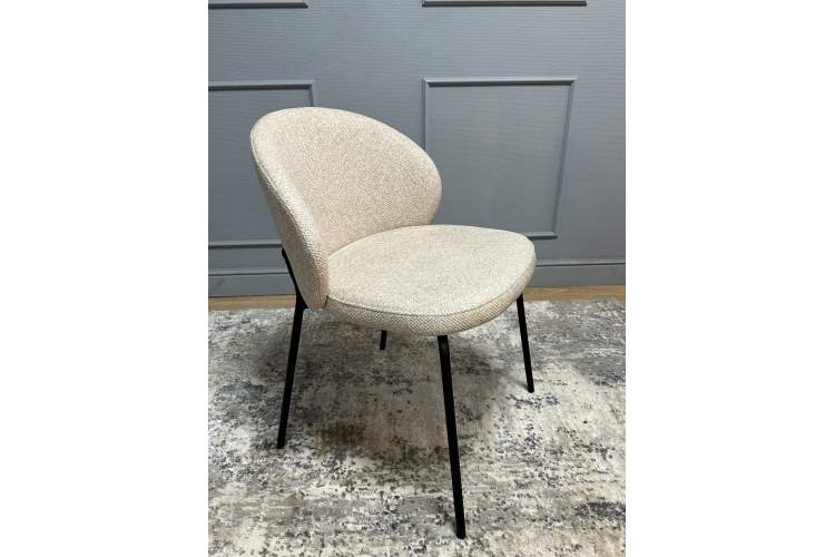 Комплект стульев 2шт KENNER 304SD черный/бежевый микробукле-2