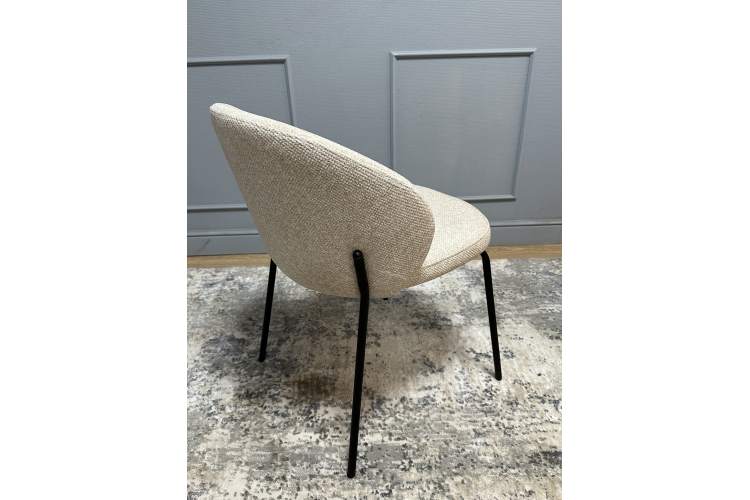 Комплект стульев 2шт KENNER 304SD черный/бежевый микробукле-5