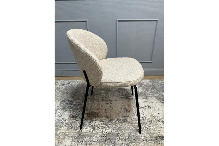 Комплект стульев 2шт KENNER 304SD черный/бежевый микробукле-6