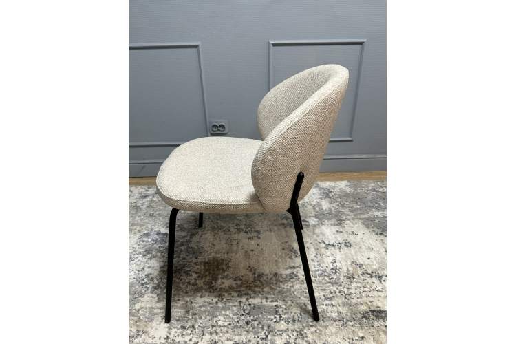 Комплект стульев 2шт KENNER 304SD черный/бежевый микробукле-7