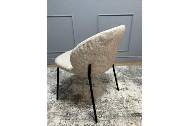 Комплект стульев 2шт KENNER 304SD черный/бежевый микробукле-8