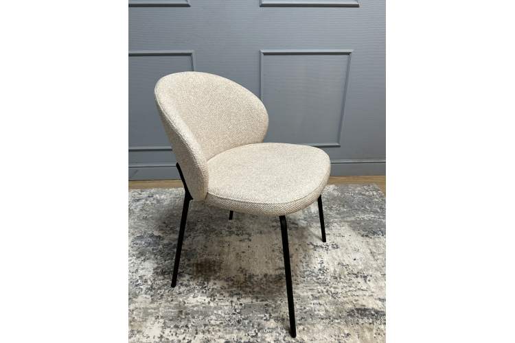 Комплект стульев 2шт KENNER 304SD черный/бежевый микробукле-13