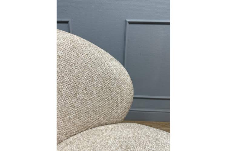 Комплект стульев 2шт KENNER 304SD черный/бежевый микробукле-16