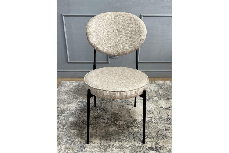 Комплект стульев 2шт KENNER 301SD черный/бежевый микробукле-2