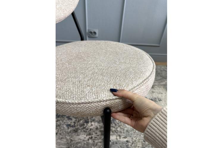 Комплект стульев 2шт KENNER 301SD черный/бежевый микробукле-12