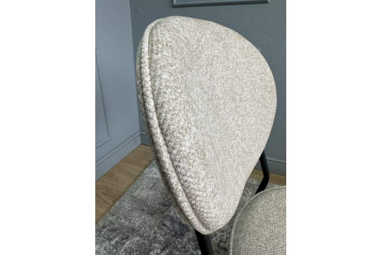 Комплект стульев 2шт KENNER 301SD черный/бежевый микробукле-14