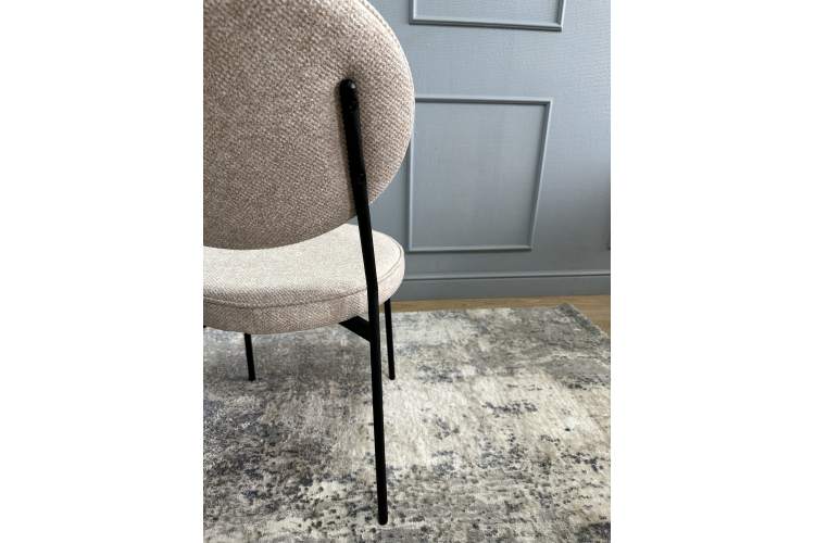 Комплект стульев 2шт KENNER 301SD черный/бежевый микробукле-16