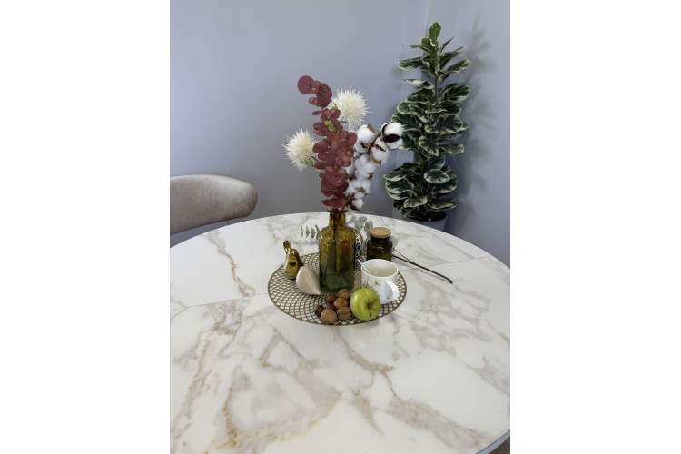 Стол KENNER RL1100 белый/керамика белая глянец-3