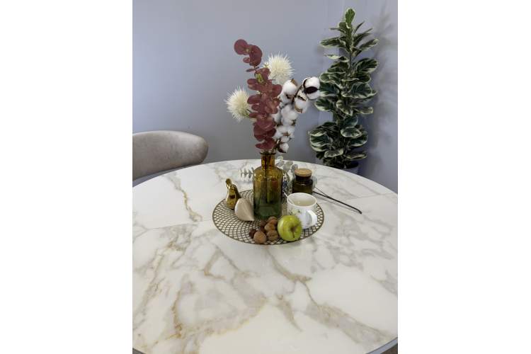 Стол KENNER RL1100 белый/керамика белая глянец-4