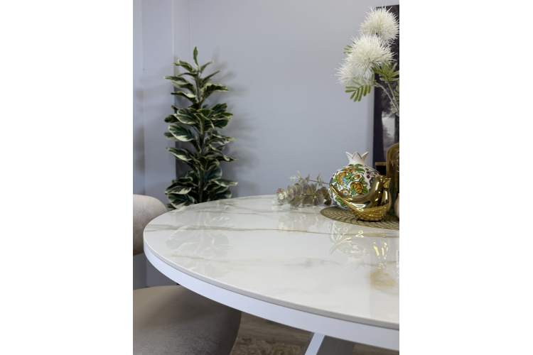 Стол KENNER RL1100 белый/керамика белая глянец-6