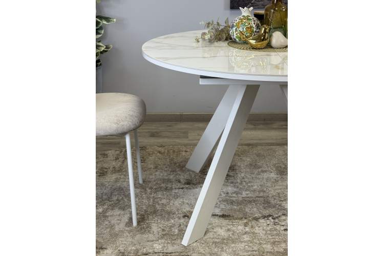 Стол KENNER RL1100 белый/керамика белая глянец-8