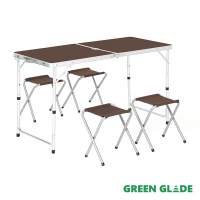 Набор мебели для пикника Green Glade M790-2 (коричневый)