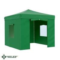 Тент-шатер быстросборный Helex 24331 3x3х3м полиэстер зеленый