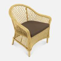 Кресло Nova Искусственный ротанг Calista 4 RAL 1014