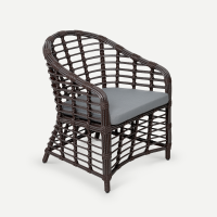 Кресло Miro Искусственный ротанг Mossle 990 RAL 8017