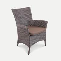 Кресло Kipr Искусственный ротанг Oxford 600D PU brown RAL 8017