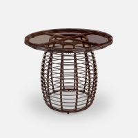 Стол Lotus D930 СТ обеденный Искусственный ротанг RAL 8017