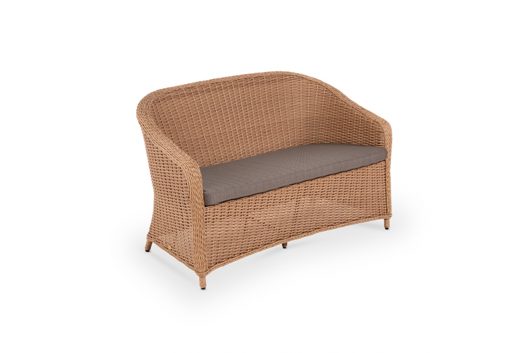 Диван Grand Primo 2ps Грецкий орех,RAL 8011, Mossle 295