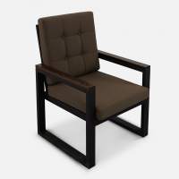 Кресло Quadro Алюминий Calista 4 RAL 9005