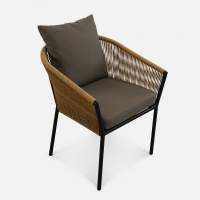 Стул Patio Искусственный ротанг Zimmy 296 RAL 9005