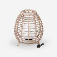 Торшер Lotus Искусственный ротанг RAL 1019