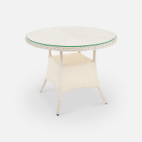 Стол Kipr D940 СТ Искусственный ротанг RAL 1013