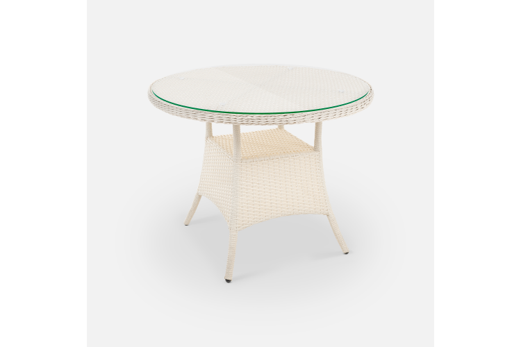 Стол Kipr D940 СТ Искусственный ротанг  RAL 1013