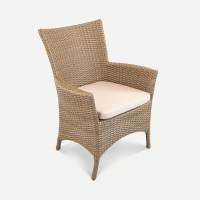 Кресло Kipr Искусственный ротанг Oxford 600D PU beige RAL 8011