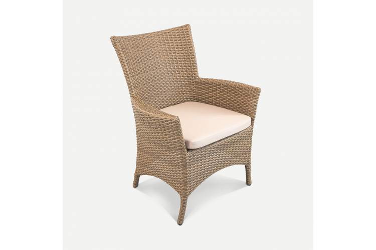 Кресло Kipr Искусственный ротанг Oxford 600D PU beige RAL 8011