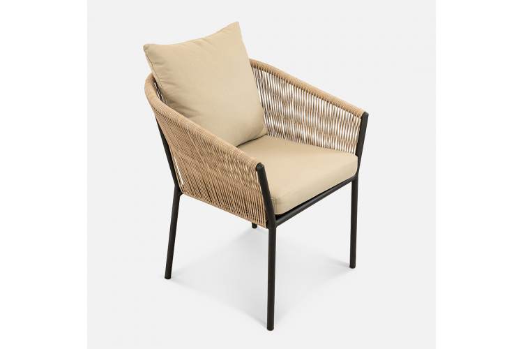 Стул Patio Искусственный ротанг Zimmy 162 RAL 9005