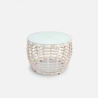 Стол Lotus D630 СТ кофейный Искусственный ротанг RAL 1013