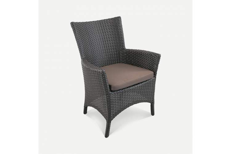 Кресло Kipr Искусственный ротанг Oxford 600D PU brown RAL 8017