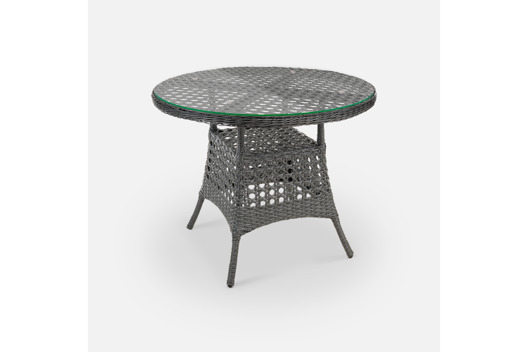 Стол Kipr D940 СТ Искусственный ротанг  RAL 7030