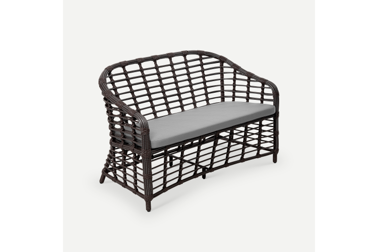 Диван Miro 2ps Искусственный ротанг Mossle 990 RAL 8017