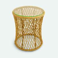 Стол Nova D650 СТ Искусственный ротанг RAL 1014