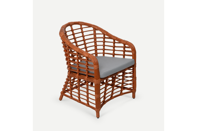 Кресло Miro Искусственный ротанг Mossle 990 RAL 8023