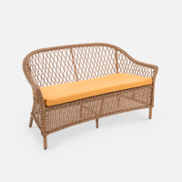 Диван Nova 2ps Искусственный ротанг RAL 8011