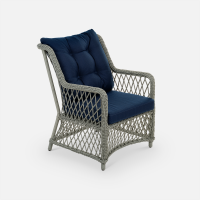 Кресло Titulo Искусственный ротанг Mossle 878 RAL 7030