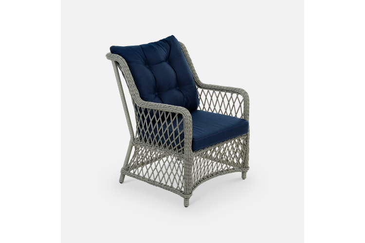 Кресло Titulo Искусственный ротанг Mossle 878 RAL 7030