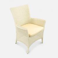 Кресло Kipr Искусственный ротанг Oxford 600D PU light beige RAL 1013