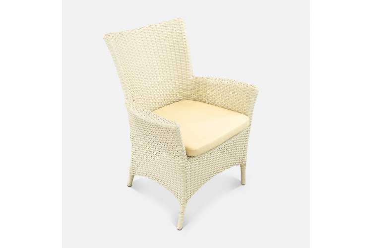 Кресло Kipr Искусственный ротанг Oxford 600D PU light beige RAL 1013