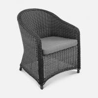 Кресло Primo Искусственный ротанг Mossle 160 RAL 1019