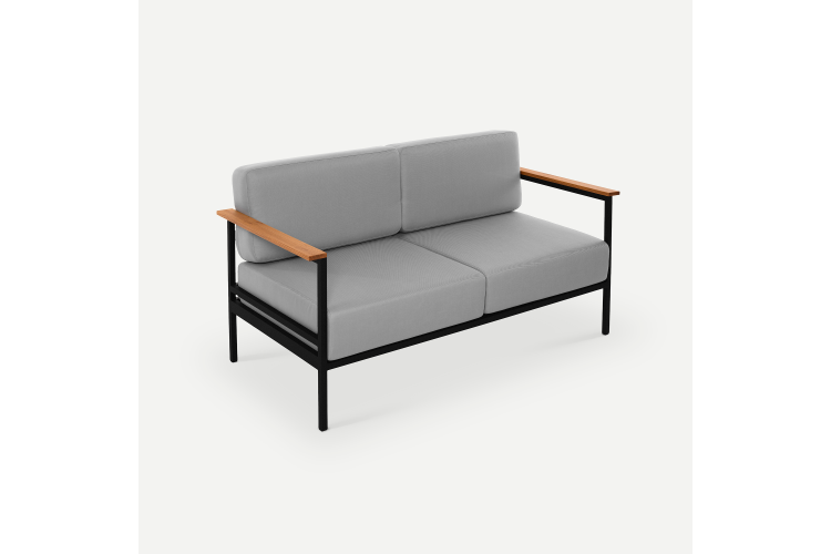 Диван Ratio wood 2ps Алюминий Zimmy 993 RAL 9005