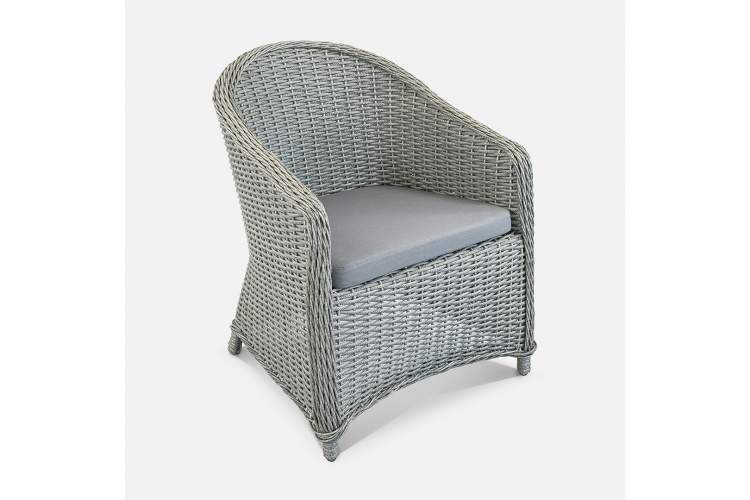 Кресло Primo Искусственный ротанг Calista 10 RAL 7030