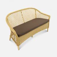 Диван Nova 2ps Искусственный ротанг RAL 1013