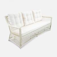 Диван Impero 3ps Искусственный ротанг Mossle 100 Доминикана RAL 1013