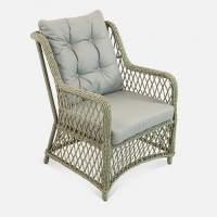 Кресло Titulo Искусственный ротанг Mossle 990 RAL 7030