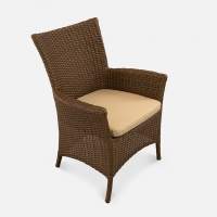 Кресло Kipr Искусственный ротанг Oxford 600D PU beige RAL 8017