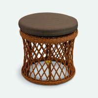 Пуф Nova Искусственный ротанг Mossle 295 RAL 8011