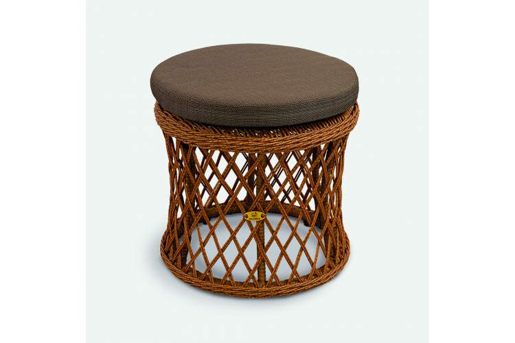 Пуф Nova Искусственный ротанг Mossle 295 RAL 8011